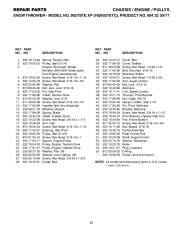 Husqvarna 9027STEXP Snow Blower Owners Manual, 2004,2005,2006,2007 page 29