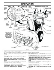 Husqvarna 9027STEXP Snow Blower Owners Manual, 2004,2005,2006,2007 page 9