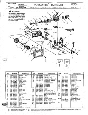 Poulan Pro 285 305 335 Chainsaw Parts List page 1
