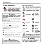 Murray Walk Behind 1695722 11.5TP 27-Inch Dual Stage Snow Blower Owners Manual page 4