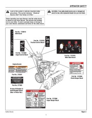 Murray Walk Behind 1695722 11.5TP 27-Inch Dual Stage Snow Blower Owners Manual page 9