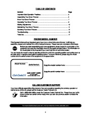 MTD Cub Cadet 31AH4Q3G100 Snow Blower Owners Manual page 2