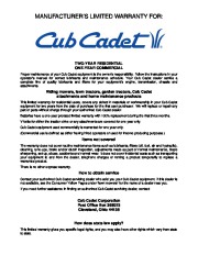 MTD Cub Cadet 31AH4Q3G100 Snow Blower Owners Manual page 28