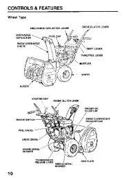 Honda HS624 HS724 HS828 HS928 HS1132 Snow Blower Owners Manual page 12