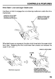 Honda HS624 HS724 HS828 HS928 HS1132 Snow Blower Owners Manual page 17