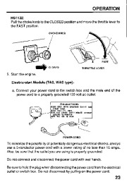 Honda HS624 HS724 HS828 HS928 HS1132 Snow Blower Owners Manual page 25