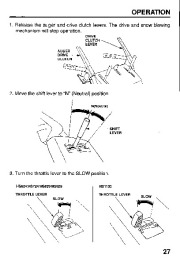 Honda HS624 HS724 HS828 HS928 HS1132 Snow Blower Owners Manual page 29