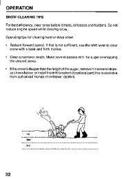 Honda HS624 HS724 HS828 HS928 HS1132 Snow Blower Owners Manual page 34