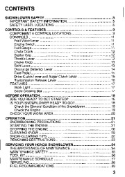 Honda HS624 HS724 HS828 HS928 HS1132 Snow Blower Owners Manual page 5
