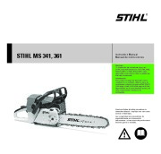 STIHL MS 341 361 Chainsaw Owners Manual page 1
