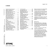 STIHL Owners Manual page 2