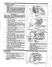 Poulan Pro Owners Manual, 1990 page 17