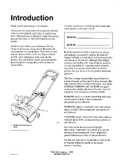 Toro 38025 1800 Power Curve Snowthrower Owners Manual, 1995 page 2
