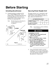 Toro 38025 1800 Power Curve Snowthrower Owners Manual, 1995 page 9