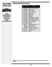 MTD 600 Series Automatic Lawn Tractor Lawn Mower Parts List page 12