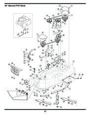 MTD 600 Series Automatic Lawn Tractor Lawn Mower Parts List page 22