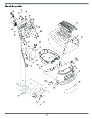 MTD 600 Series Automatic Lawn Tractor Lawn Mower Parts List page 6