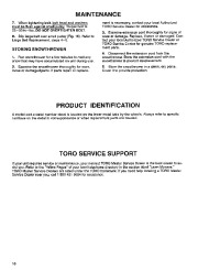 Toro 38025 1800 Power Curve Snowthrower Owners Manual, 1994 page 10