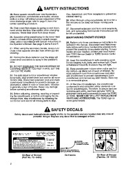 Toro 38025 1800 Power Curve Snowthrower Owners Manual, 1994 page 2