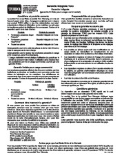 Toro 20046 Toro Super Recycler Mower, SR-21OSK Manuel des Propriétaires, 2001 page 28