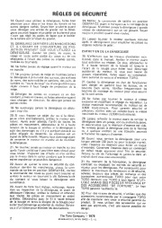 Toro 38050 724 Snowthrower Manuel des Propriétaires, 1979 page 2