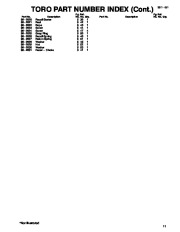 Toro 53047 BP 6900 Back Pack Blower Parts Catalog, 1998 page 11