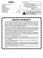 MTD Yard Man 310183 310193 Snow Blower Owners Manual page 2