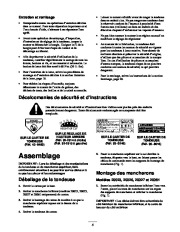 Toro 20022, 20023, 20025, 20027, 20029, 20061 Toro Recycler Mower, R-21S Manuel des Propriétaires, 1999 page 5