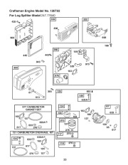 Craftsman 675 247.77640 Log Splitter Lawn Mower Owners Manual page 23