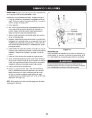 Craftsman 675 247.77640 Log Splitter Lawn Mower Owners Manual page 40