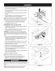 Craftsman 675 247.77640 Log Splitter Lawn Mower Owners Manual page 7