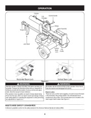 Craftsman 675 247.77640 Log Splitter Lawn Mower Owners Manual page 8