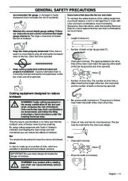 2001-2009 Husqvarna 570 576XP Chainsaw Owners Manual, 2001,2002,2003,2004,2005,2006,2007,2008,2009 page 11