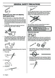 2001-2009 Husqvarna 570 576XP Chainsaw Owners Manual, 2001,2002,2003,2004,2005,2006,2007,2008,2009 page 12