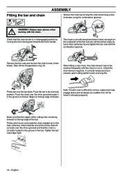 2001-2009 Husqvarna 570 576XP Chainsaw Owners Manual, 2001,2002,2003,2004,2005,2006,2007,2008,2009 page 16