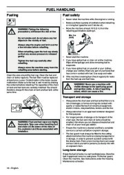 2001-2009 Husqvarna 570 576XP Chainsaw Owners Manual, 2001,2002,2003,2004,2005,2006,2007,2008,2009 page 18