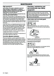 2001-2009 Husqvarna 570 576XP Chainsaw Owners Manual, 2001,2002,2003,2004,2005,2006,2007,2008,2009 page 30