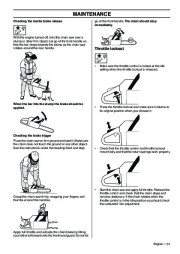 2001-2009 Husqvarna 570 576XP Chainsaw Owners Manual, 2001,2002,2003,2004,2005,2006,2007,2008,2009 page 31