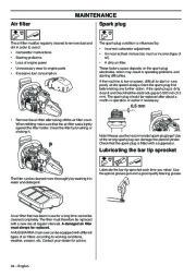 2001-2009 Husqvarna 570 576XP Chainsaw Owners Manual, 2001,2002,2003,2004,2005,2006,2007,2008,2009 page 34