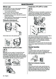 2001-2009 Husqvarna 570 576XP Chainsaw Owners Manual, 2001,2002,2003,2004,2005,2006,2007,2008,2009 page 36