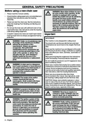 2001-2009 Husqvarna 570 576XP Chainsaw Owners Manual, 2001,2002,2003,2004,2005,2006,2007,2008,2009 page 6
