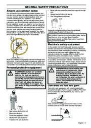2001-2009 Husqvarna 570 576XP Chainsaw Owners Manual, 2001,2002,2003,2004,2005,2006,2007,2008,2009 page 7