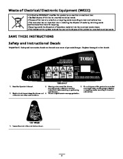 Toro 51569 Ultra 350 Blower Owners Manual, 2006, 2007 page 2