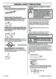 Husqvarna 435 435e 440e Chainsaw Owners Manual, 2001,2002,2003,2004,2005,2006,2007,2008,2009 page 12