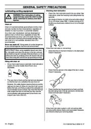 Husqvarna 435 435e 440e Chainsaw Owners Manual, 2001,2002,2003,2004,2005,2006,2007,2008,2009 page 16