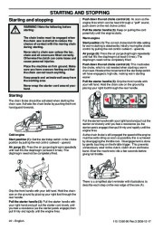 Husqvarna 435 435e 440e Chainsaw Owners Manual, 2001,2002,2003,2004,2005,2006,2007,2008,2009 page 22