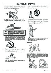 Husqvarna 435 435e 440e Chainsaw Owners Manual, 2001,2002,2003,2004,2005,2006,2007,2008,2009 page 23