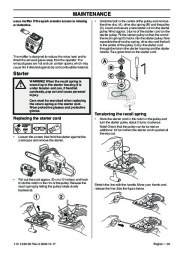 Husqvarna 435 435e 440e Chainsaw Owners Manual, 2001,2002,2003,2004,2005,2006,2007,2008,2009 page 35