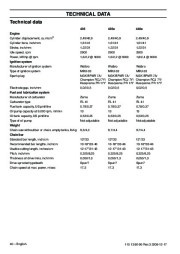 Husqvarna 435 435e 440e Chainsaw Owners Manual, 2001,2002,2003,2004,2005,2006,2007,2008,2009 page 40