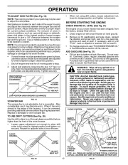 Husqvarna 1130SBEXP Snow Blower Owners Manual, 2006,2007,2008,2009,2010 page 12